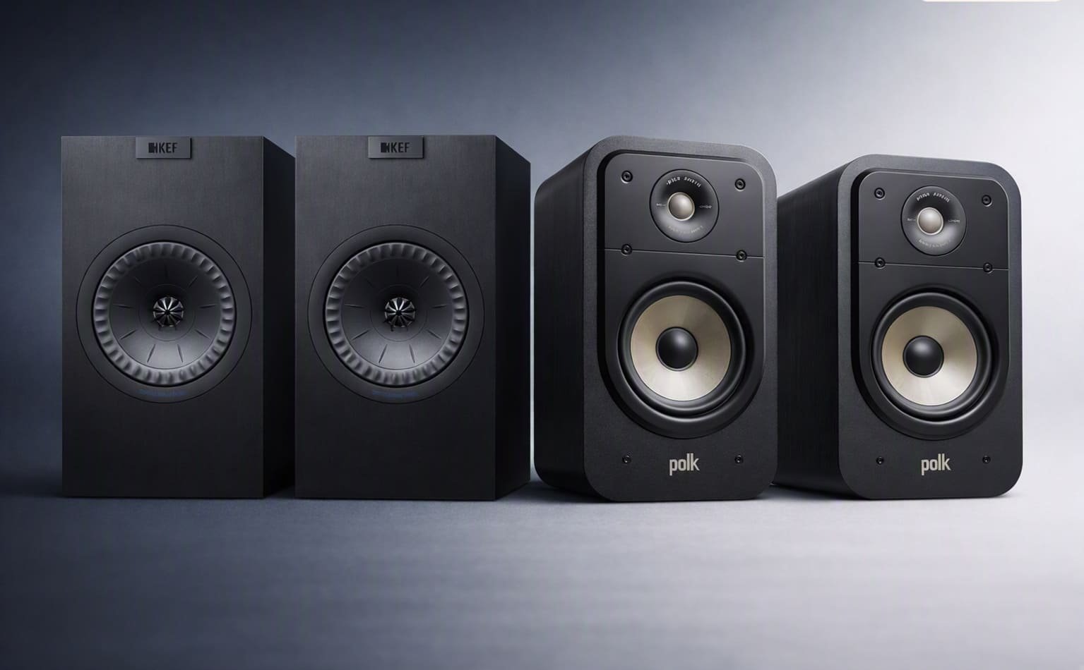 Polk ES20 vs KEF Q150 :no Mundo Bookshelf