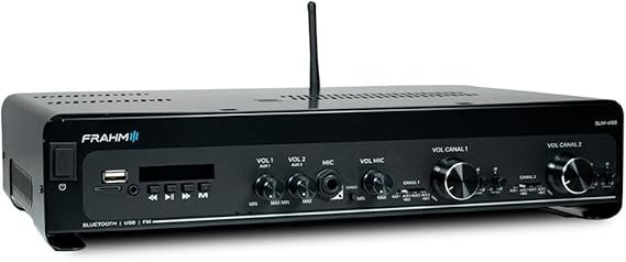 amplificadores slim som ambiente 300w