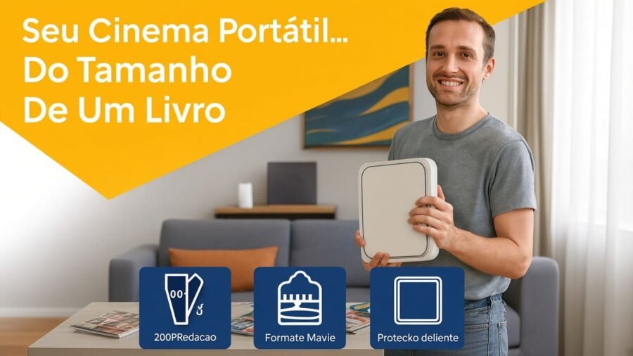 XGIMI Elfin Flip2 :Por Que Este Projetor Portátil Está Chamando Tanta Atenção